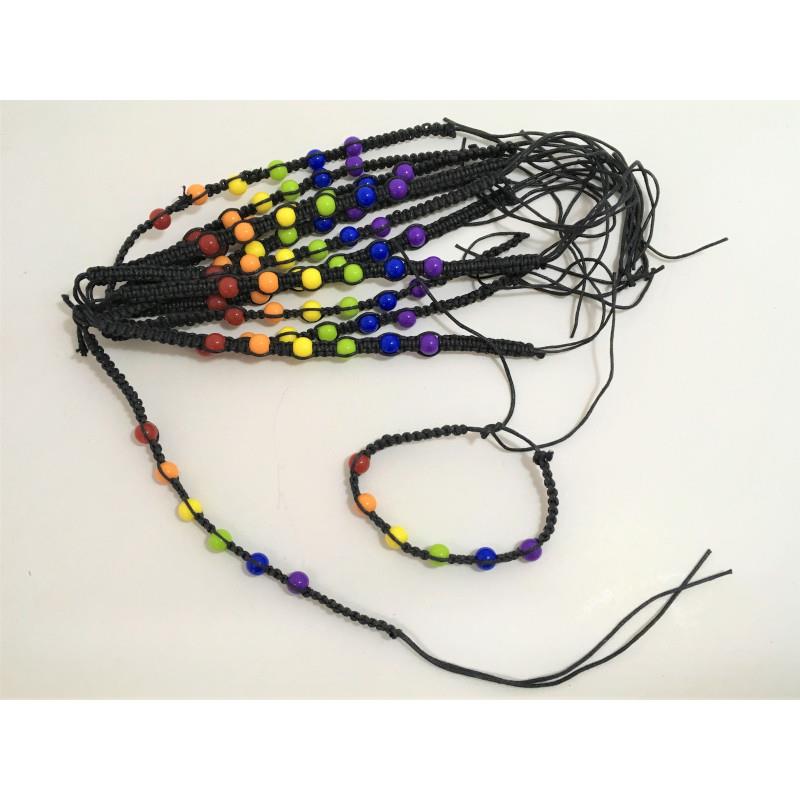 Pulsera Hilo Redonda Lgtb