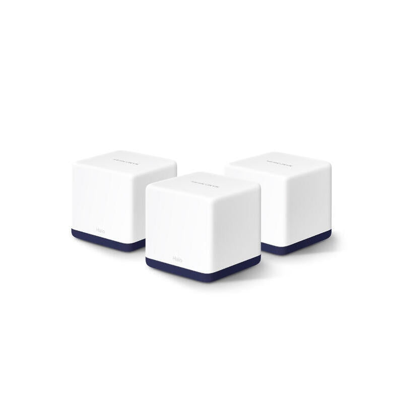 Punto De Acceso Wifi Ac Mesh Mercusys Halo Hs50g (3-Pack) Kit De Tres Puntos De Acceso Con Red Wifi Ac1900