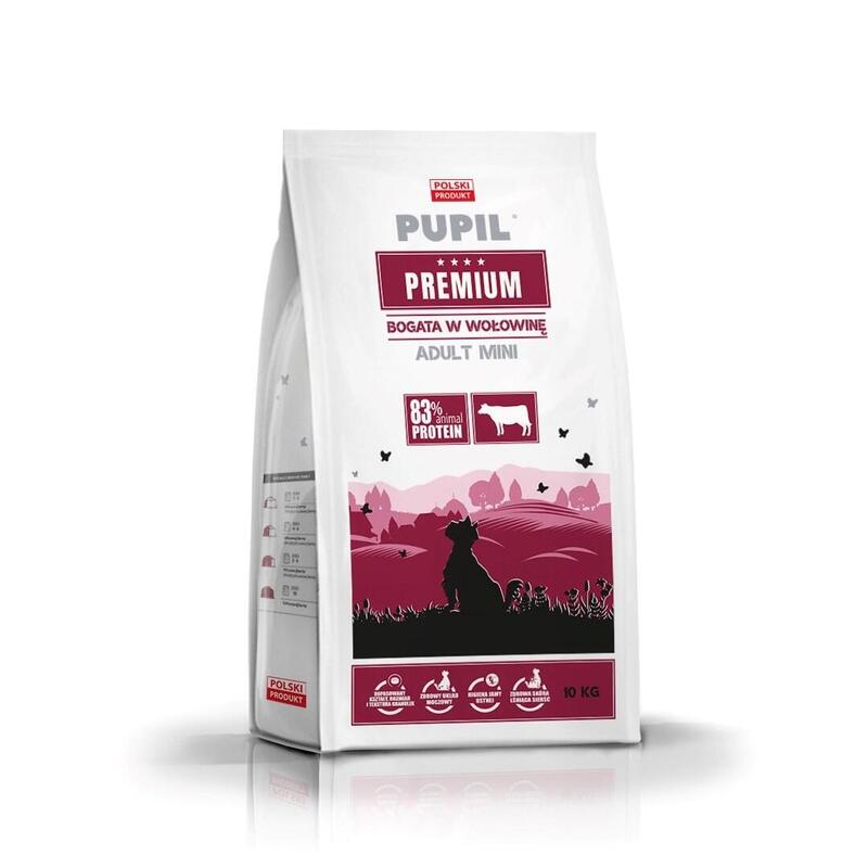 Pupil Premium Mini Rica En Carne De Vacuno Alimento Seco Para Perros - 10kg