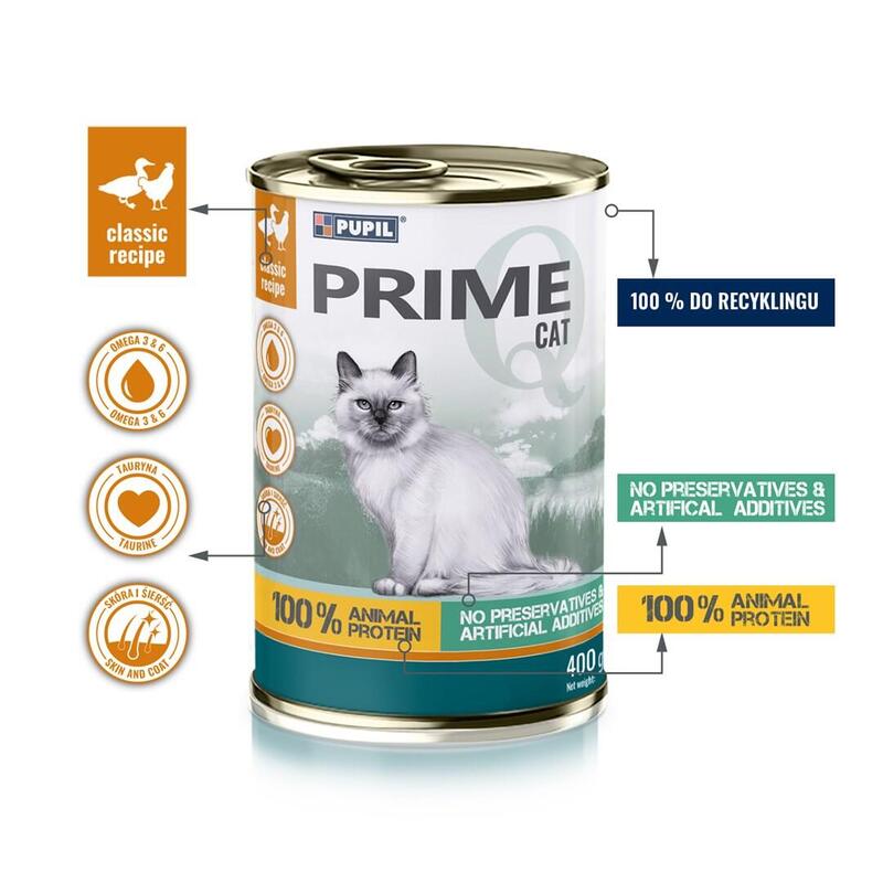 Pupil Prime Rico En Pollo Y Pato 400 G