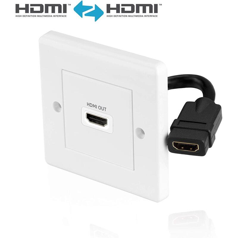 Purelink Toma De Conexión, Hdmi A Conector Hembra/Conector Hembra, 1-Fach, 0,1m