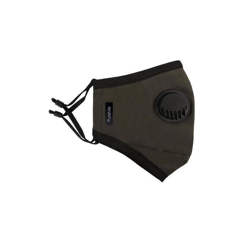Pureme Reusable / Adjustable Mask Cotton 2 Pcs N95 Filters Inside The Package Olive