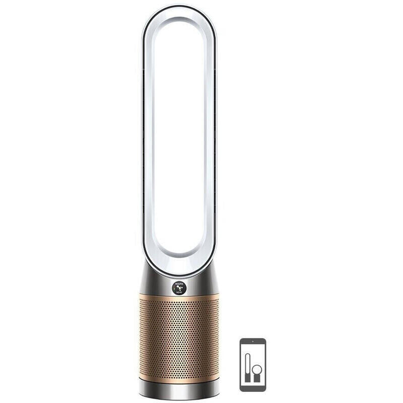 Purificador Ventilador De Torre Dyson Purifier Cool Formaldehyde Tp09 Pro (Blanco/Dorado)