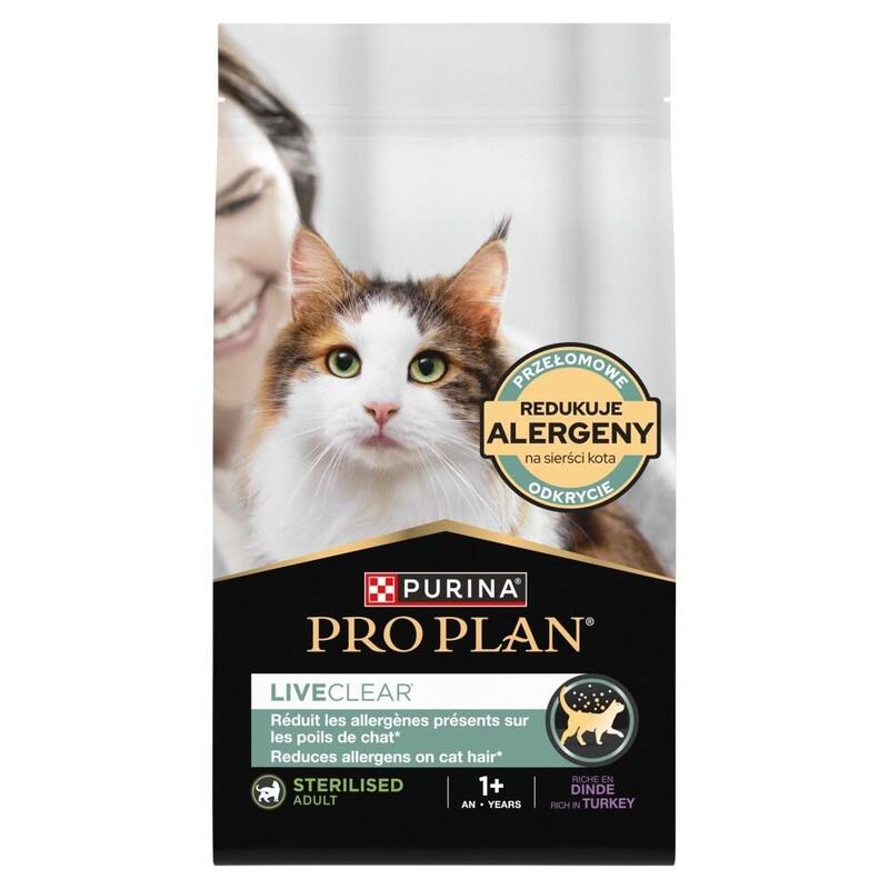 Purina Pro Plan Liveclear Esterilizado Para Adultos, Rico En Pavo, 2,8 Kg