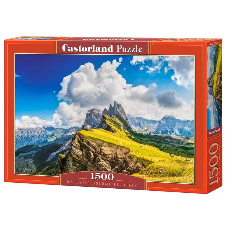 Puzzle 1500 Elementów Majestatyczne Dolomity Wlochy