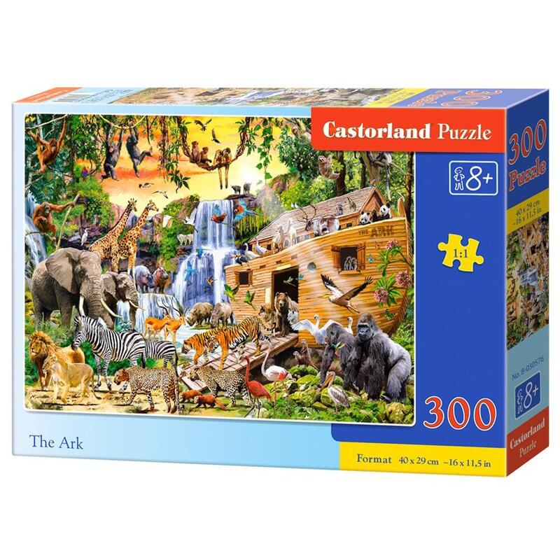 Puzzle 300 Elementów Dzikie Zwierzeta Arka