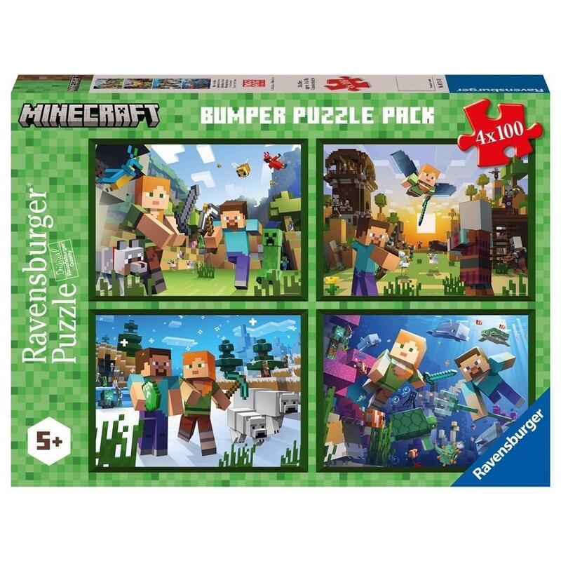 Puzzle 4x100 Elementów Minecraft