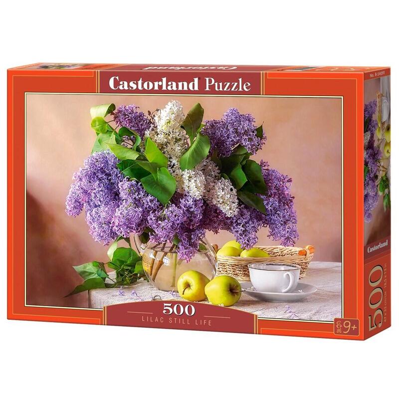 Puzzle 500 Elementów Kwiaty Bzu W Wazonie