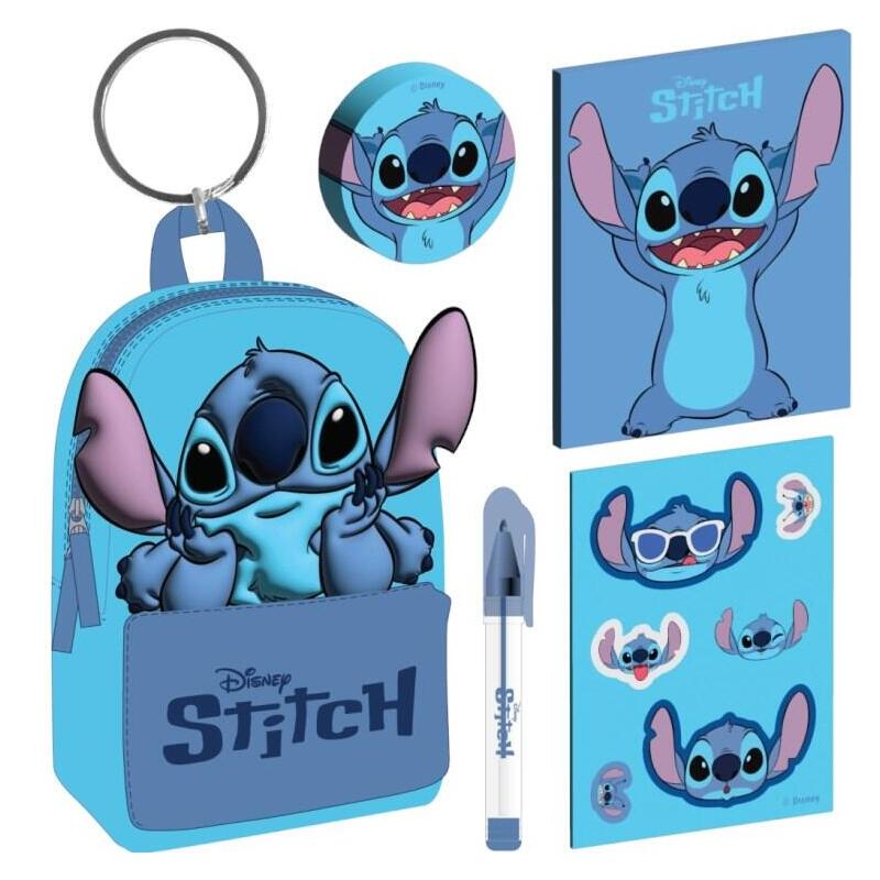 Py Lilo & Stitch (Core Blue) Mini Filled Backpack Keychain