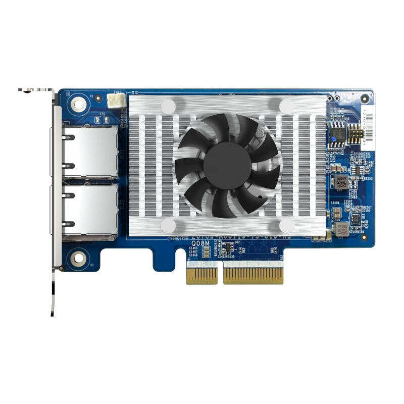 Qnap Qxg-10g2t-X710 Tarjeta De Expansion De Red De 10 Gbe, Intel X710 De Dos Puertos, 4xpcie Para Nas Con Pcie