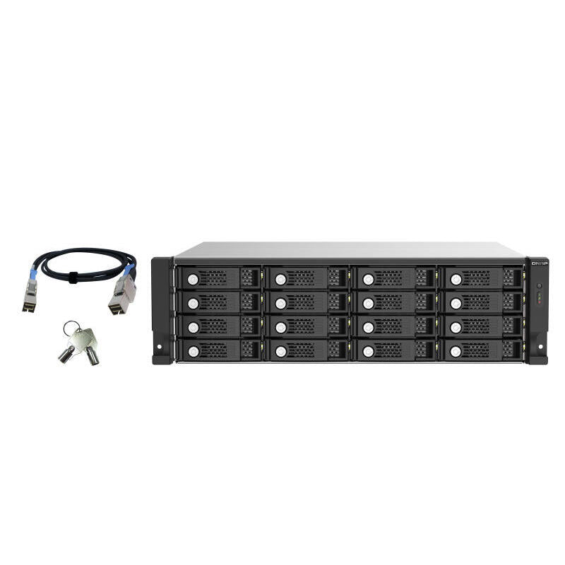 Qnap Tl-R1620sep-Rp Caja De Disco Duro (Hdd) Negro, Gris 2.5/3.5"
