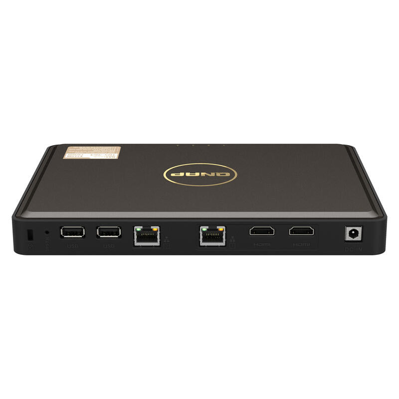 Qnaptbs-464 Nasbook Servidor Nas 4 Compartimentos Raid Raid 0 1 5 6 10 Ram 8gb 2.5 Gigabit Ethernet Iscsi Soporta