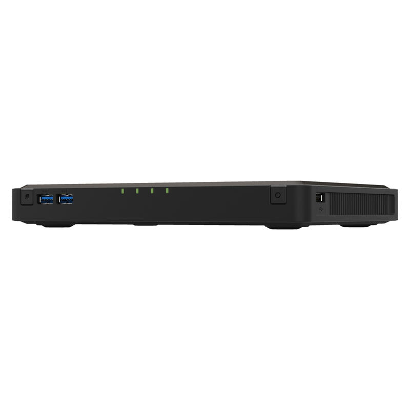 Qnaptbs-464 Nasbook Servidor Nas 4 Compartimentos Raid Raid 0 1 5 6 10 Ram 8gb 2.5 Gigabit Ethernet Iscsi Soporta