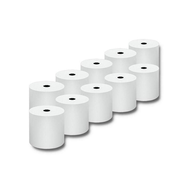 Qoltec 51892 10 Rollos Térmicos 80 X 80  55g/M2  Sin Bpa
