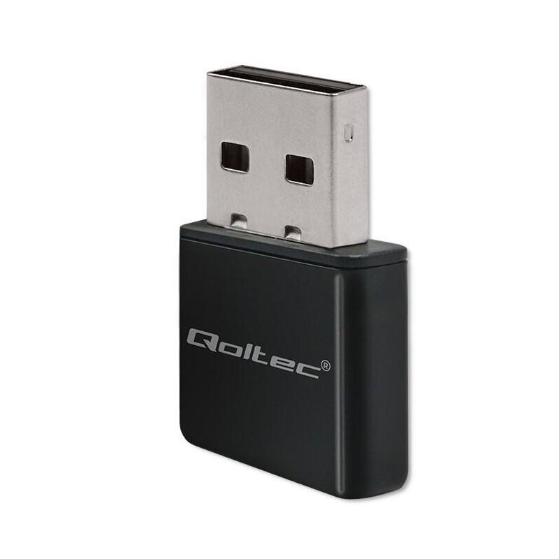Qoltec 56986 Wireless Ultra High Speed Mini Adapter Nano Wifi Standard N Usb 2.0 300mbps