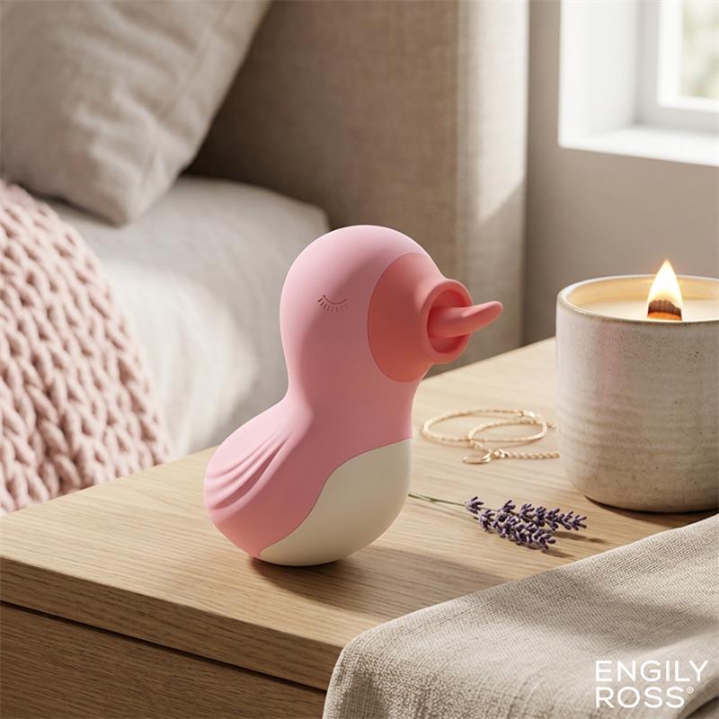 Quacky Masajeador Con Lengua Licking