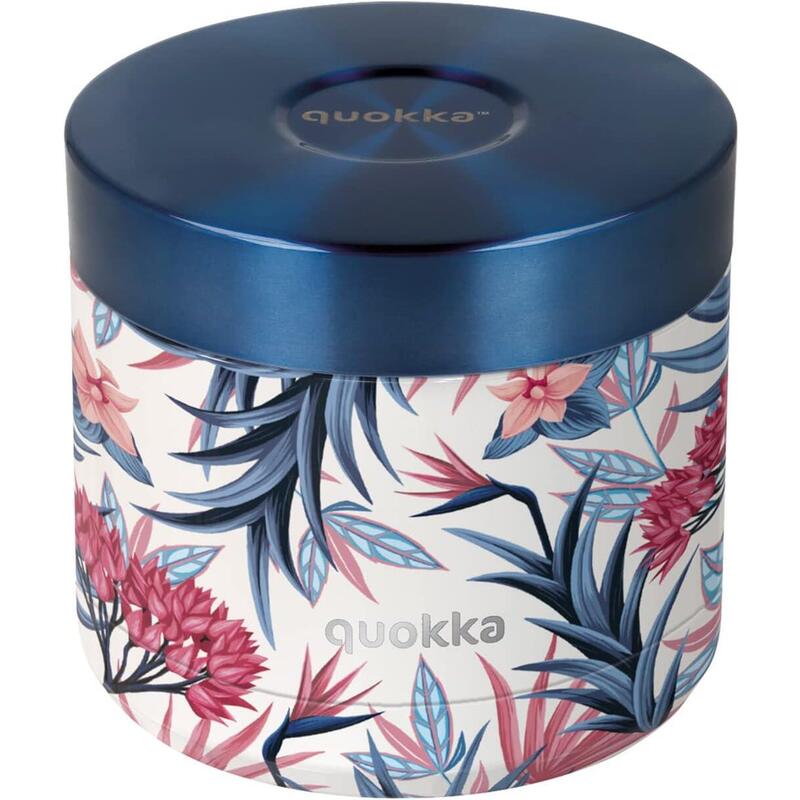 Quokka Recipiente Blue Azul  Garden Comida  604 Ml