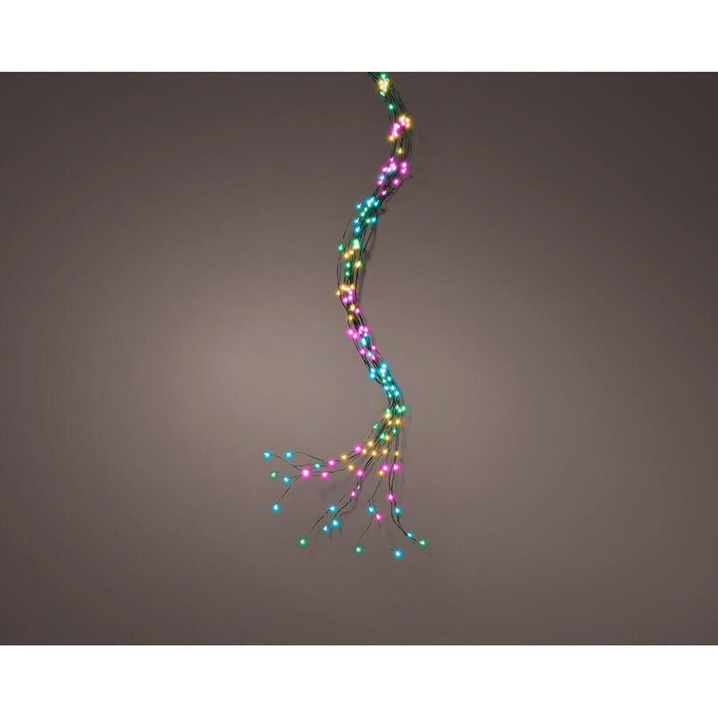 Racimo Microleds Para Arbol, Luz Fija, 408 Leds, Multicolor Pastel.Lumineo