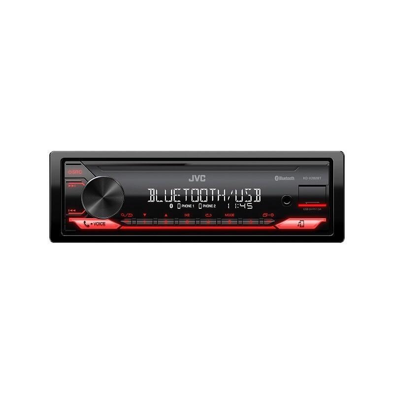 Radio Coche Jvc Kdx-282bt Rojo