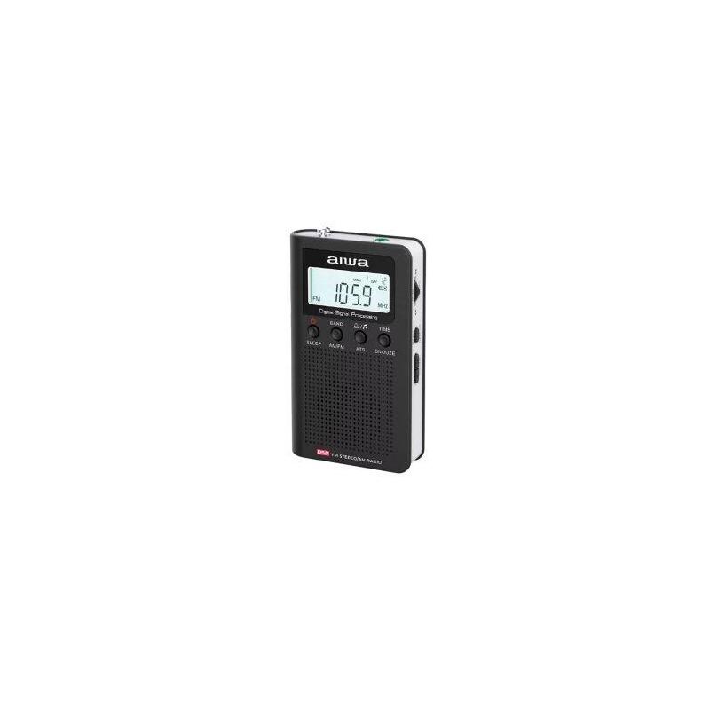 Radio Digital Portátil Aiwa Rsd-45bk Pantalla Lcd Altavoz Auriculares