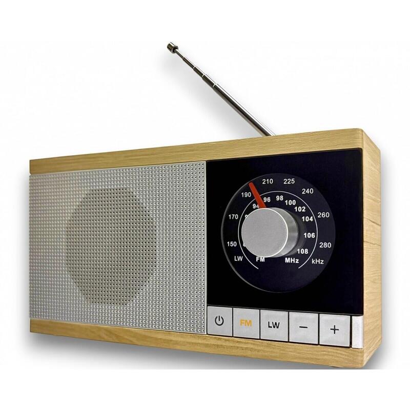 Radio Krystyna En Drewnianej Obudowie