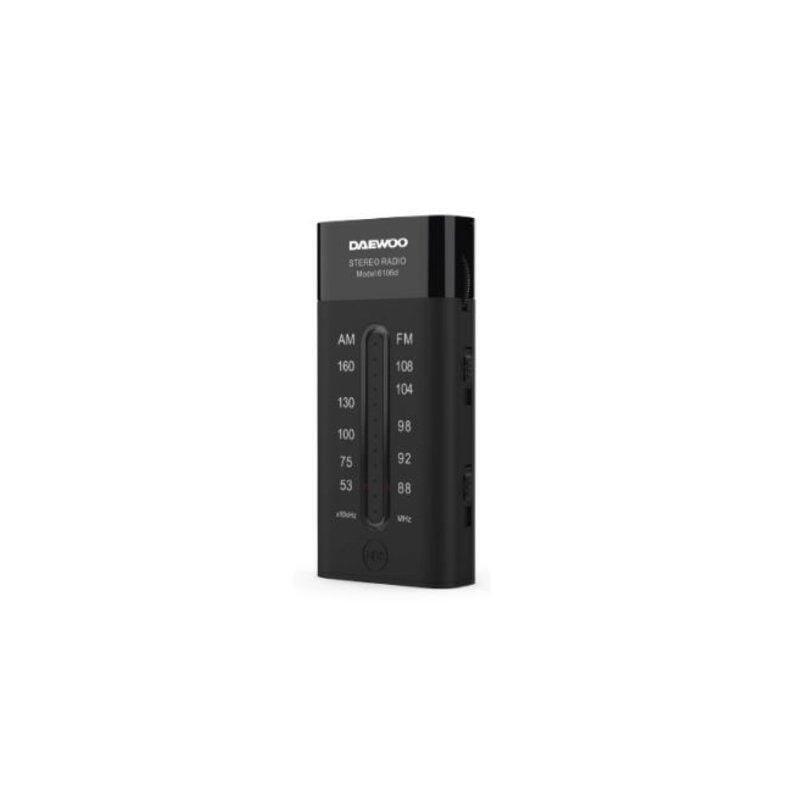 Radio Portátil Daewoo Dw1109 Negra