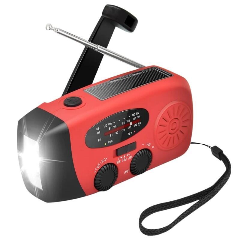 Radio Stonego 2000 Mah Rojo - Radio De Emergencia