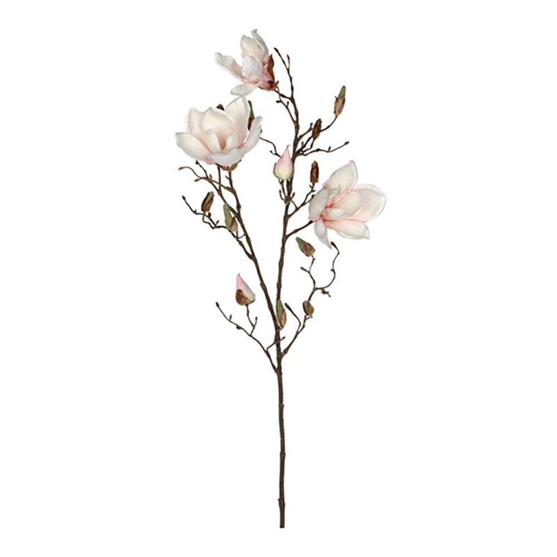 Rama De Magnolia Rosa 88 Cm