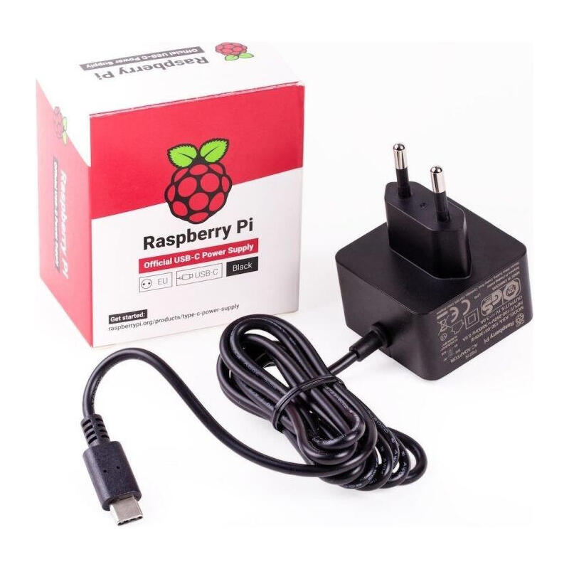 Raspberry Pi Usb-Netzteil Negro Usb-C 5.1v 3a 1.5m