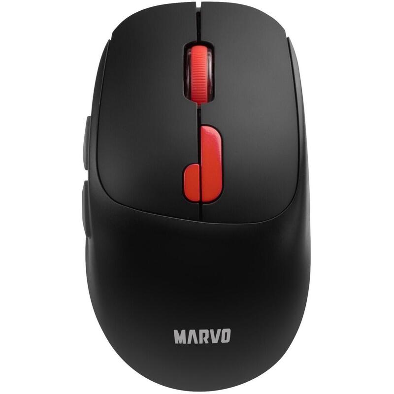 Ratón Biurowa Marvo M809w Bk Wireless Negra