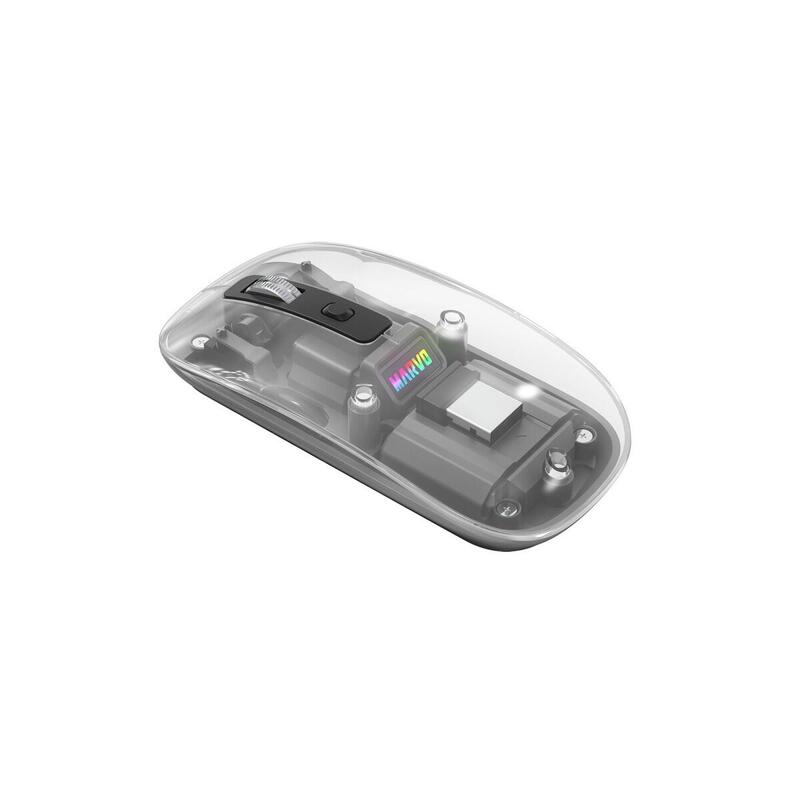 Ratón Biurowa Prism 20w Inalámbrica Transparentna