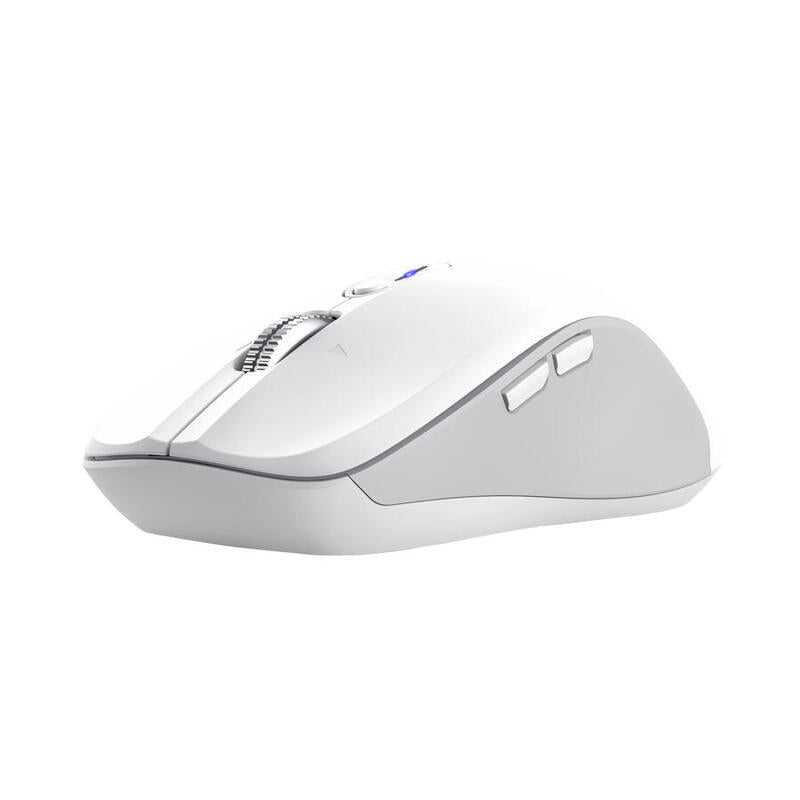Ratón Ergonómico Inalámbrico Trust Ferro Hasta 3200 Dpi Blanco