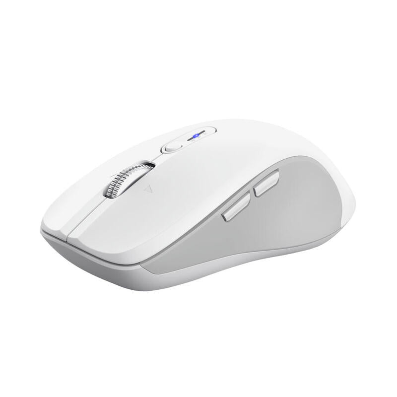 Ratón Ergonómico Inalámbrico Trust Ferro Hasta 3200 Dpi Blanco