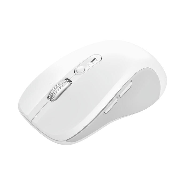 Ratón Ergonómico Inalámbrico Trust Ferro Hasta 3200 Dpi Blanco