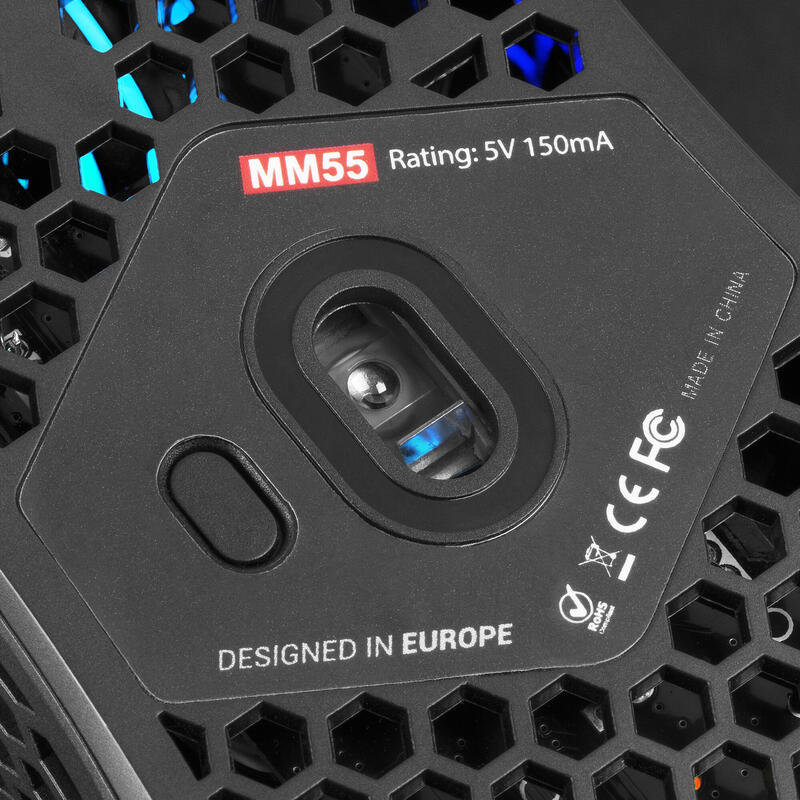 Ratón Gaming Mars Gaming Mm55 Hasta 12800 Dpi