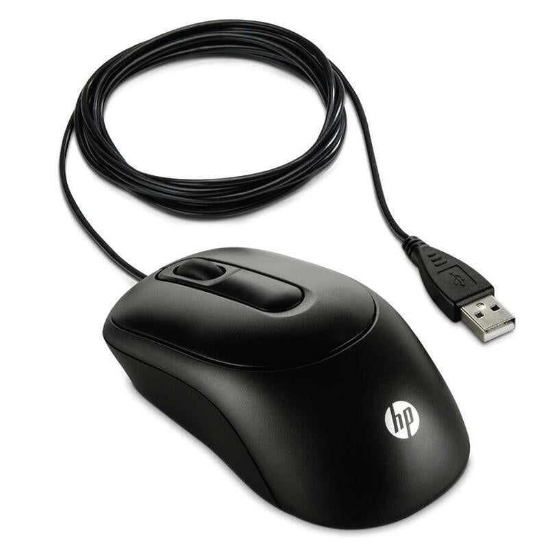 Ratón Hp X900 Óptico 1000dpi Scroll + 3 Botones Usb Negro Con Cable