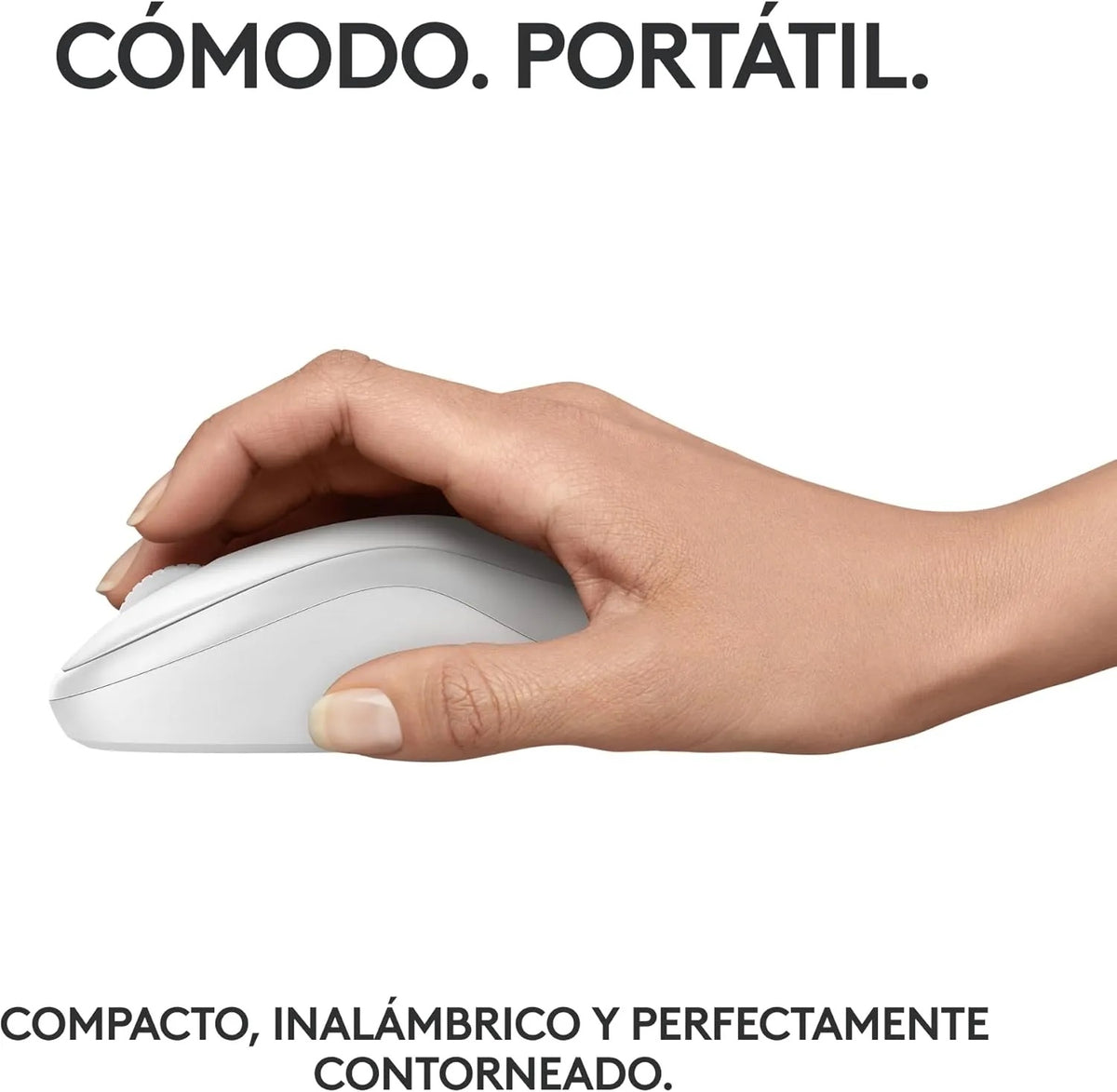 Ratón Inalámbrico Logitech M240 Silent Blanco