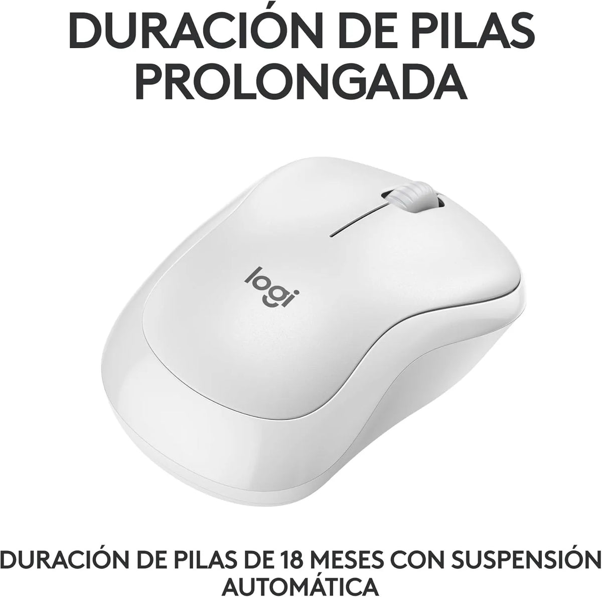 Ratón Inalámbrico Logitech M240 Silent Blanco