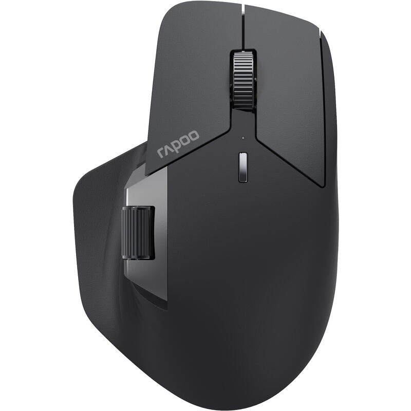 Ratón  Rapoo Mt760l  Mano Derecha Rf Wireless + Bluetooth Óptico 3200 Dpi