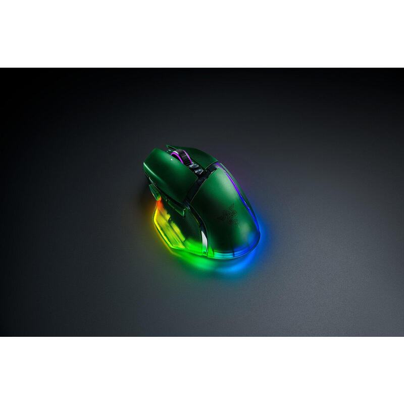 Ratón Razer Basilisk V3 Pro 35k  Juego Mano Derecha Rf Wireless + Bluetooth + Usb Type-A Óptico 35000 Dpi