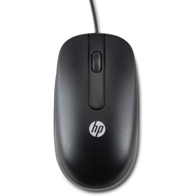 Raton Reacondicionado Hp Sm-2022 672662-001  Negro Usb Con Cable 1 Año De Garantia