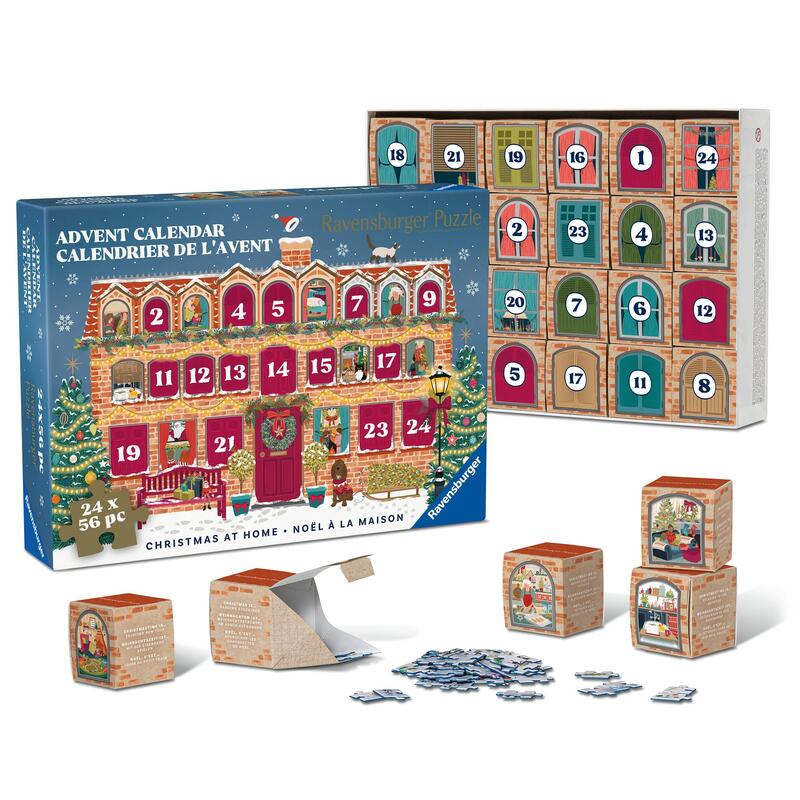 Ravensburger Puzzle Adventskalender Christmas At Home 12002014