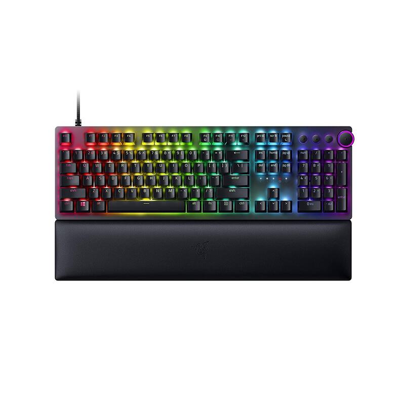 Razer Huntsman V2 Optical Gaming Keyboard, Rojo Switch, Nordic Layout, Wired, Black