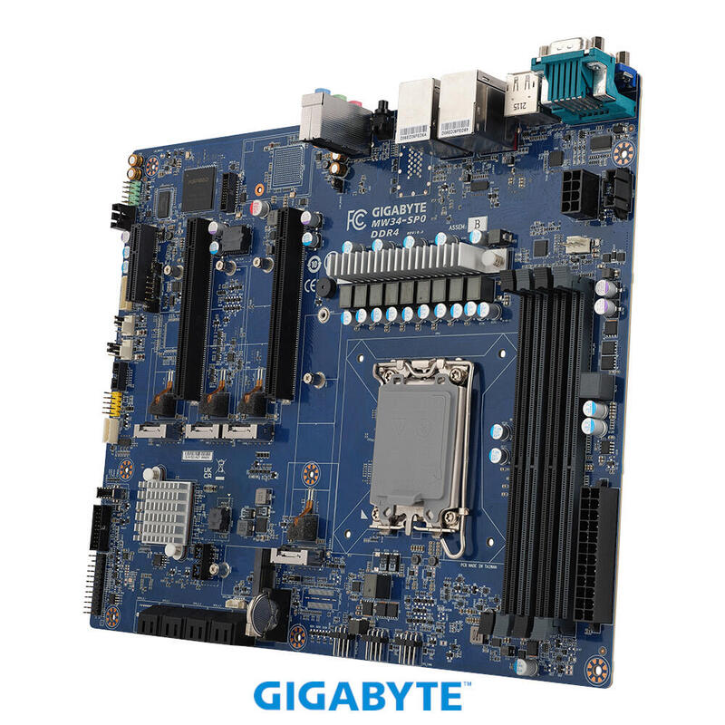 Reacondicionado Gigabyte Placa Base Mw34-Sp0 Rev.1.0 Atx Socket 1700 Ddr4-Only Single Reacondicionado