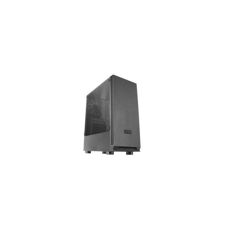 Reacondicionado - (Km0) Caja Atx Mars Gaming Mcn2 Color Grafito Frontal Liso Ventana Lateral Completa Sin Fu