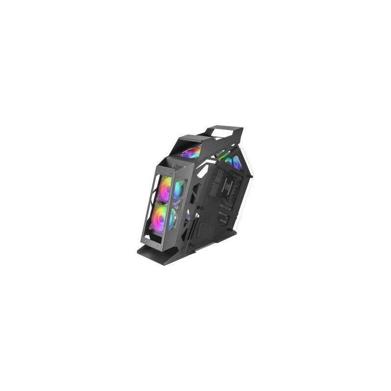 Reacondicionado - (Km0) Caja Microatx Gaming Mars Gaming Mc61 Black DiseãO Premium Controladora Argb Con Mando 4 Venti