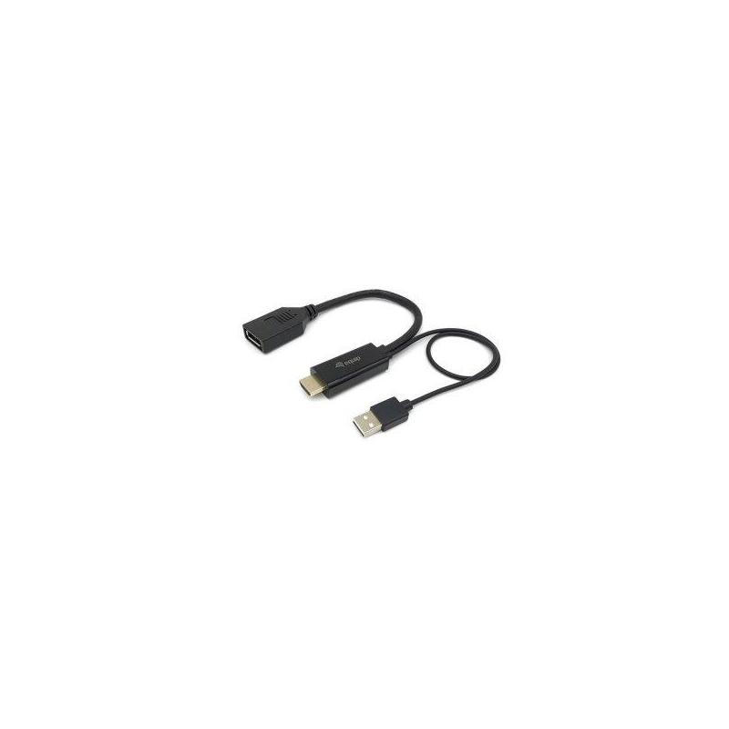 Reacondicionado - (Km0) Daptador Equip Hdmi Macho A Display Port Hembra Cash30