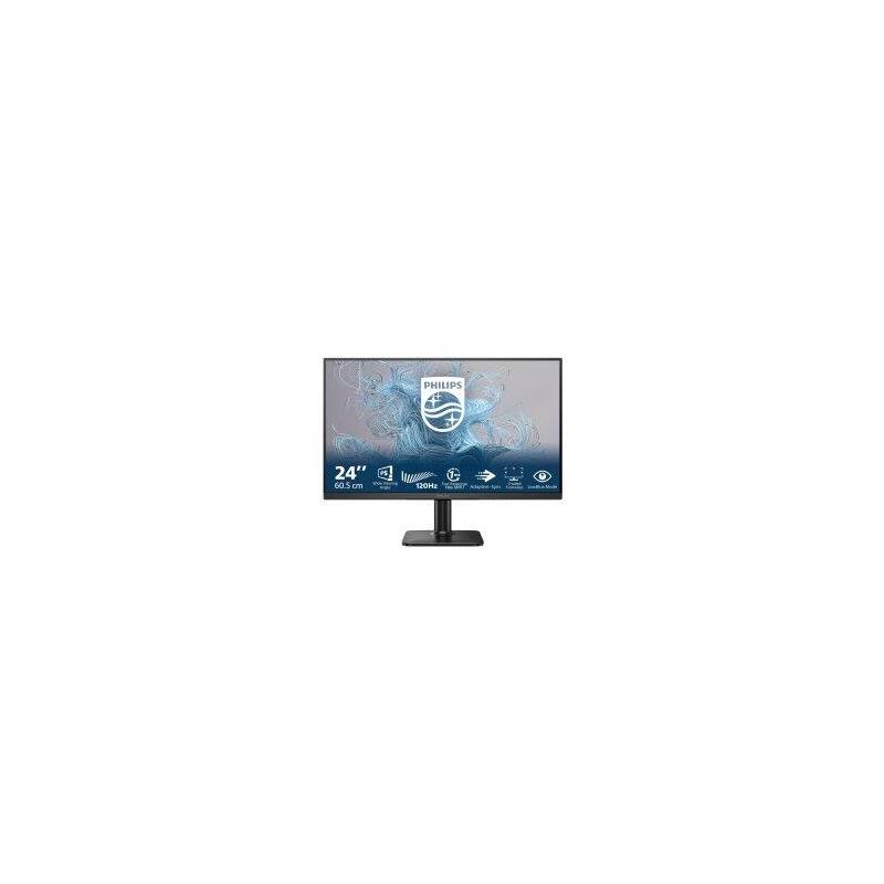 Reacondicionado - (Km0) Monitor 24" Hdmi Vga Philips 24e2n1110/00 Ips Fhd 120hz 1ms 300cd Vesa 100x100 Color Negro Cas