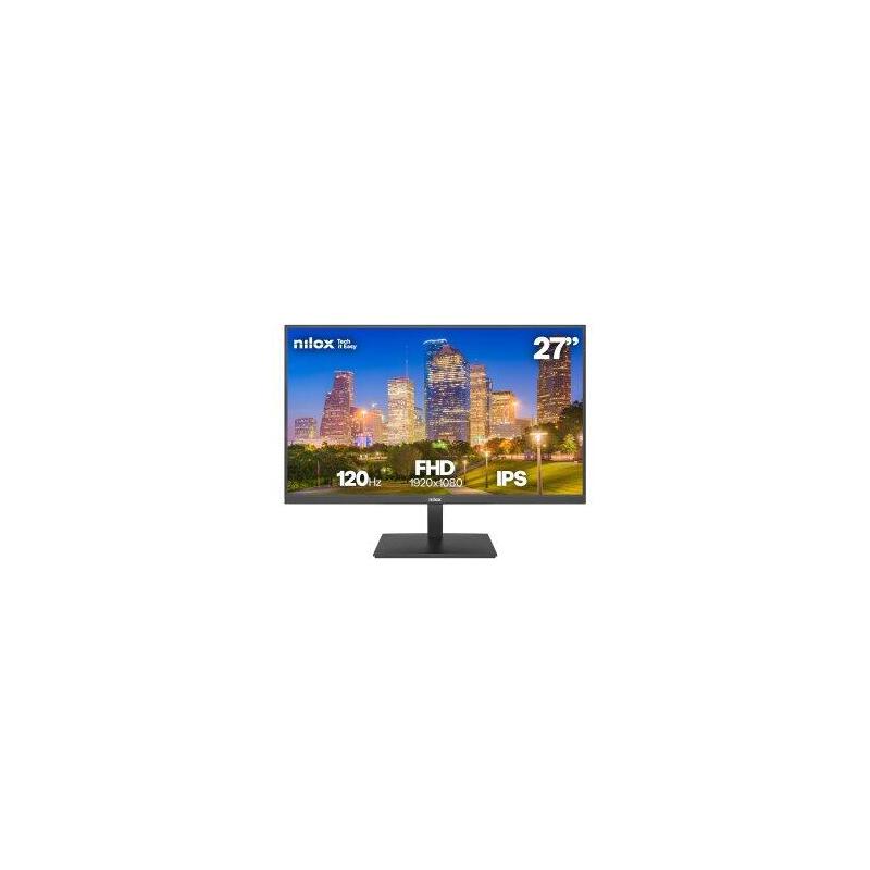 Reacondicionado - (Km0) Monitor 27" Dp Hdmi Nilox Nxm27fhd1204 Fhd 120hz 4ms 250cd/Mâ² Vesa 100x100 Cash30