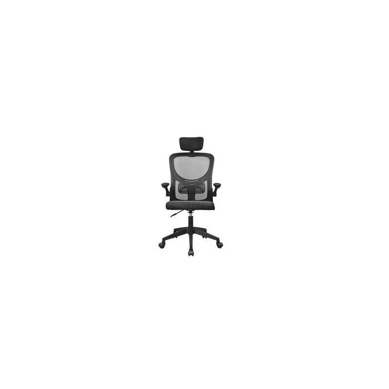 Reacondicionado - (Km0) Silla Ergonomica Mars Gaming Mgcergoplusbk Negro Malla Transpirable Reposacabezas Y Reposabraz